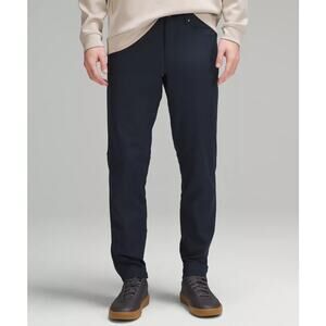 Lululemon ABC Pant Classic 32"L Men's Size 35 Gray Warpstream Stretch Preppy